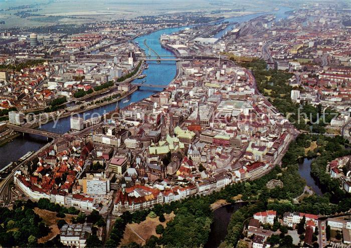 BREMEN  CITY City Fliegeraufnahme