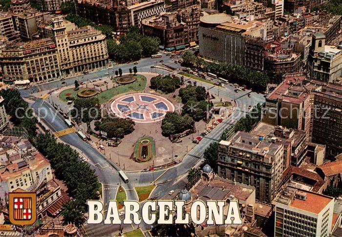 Barcelona Cataluna Fliegeraufnahme