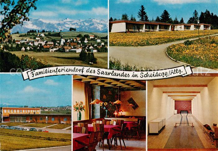 Scheidegg Allgaeu Panorama Familienferiendorf der Arbeitskammer des Saarlandes G