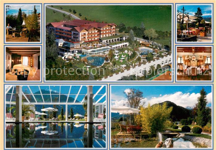 Sankt Johann Pongau Hotel Oberforsthof Gastraeume Hallenbad Terrasse