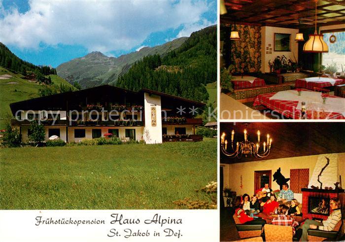 St Jakob Defereggen Tirol AT Pension Haus Alpina Gastraeume