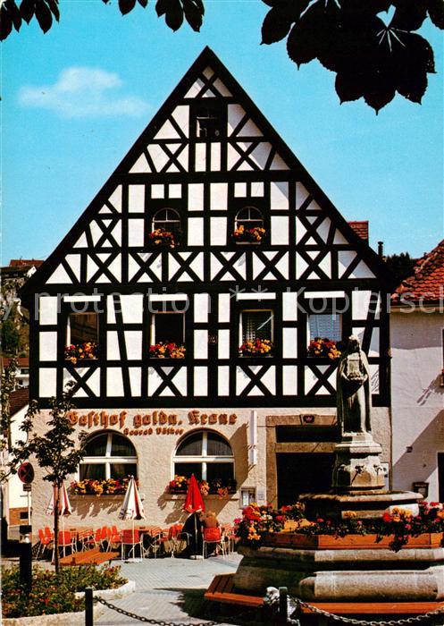 Pottenstein Oberfranken Gasthof goldne Krone