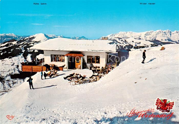 Westendorf Tirol Sessellift Bergstation Berggasthof Chor