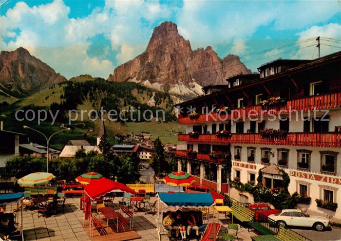 Corvara Pustertal Suedtirol IT Panorama parziale e il Sassongher