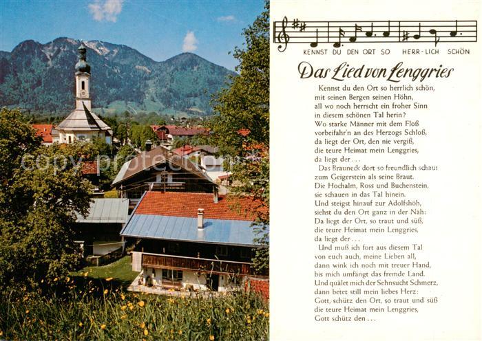 Lenggries Ortsansicht Liedtext