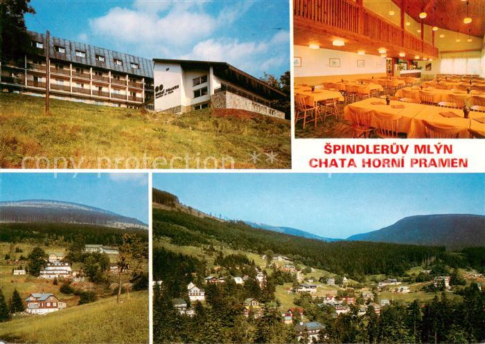 Spindleruv Mlyn Spindelmuehle Riesengebirge CZ Chata Horni Pramen Panorama