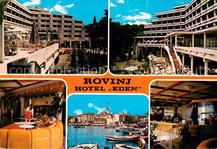 Rovinj Rovigno Istrien Croatia Hotel Eden Terrasse Foyer Reception Hafen