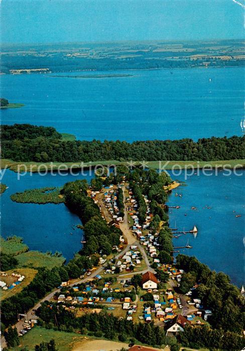 Ploen See Spitzenort Camping Shop Fliegeraufnahme