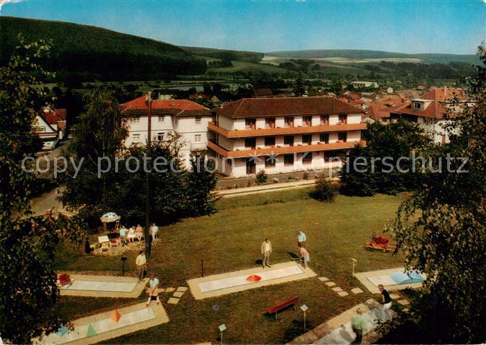Bad Koenig Odenwald Kur Erholungsheim Haus Keller Minigolfanlage