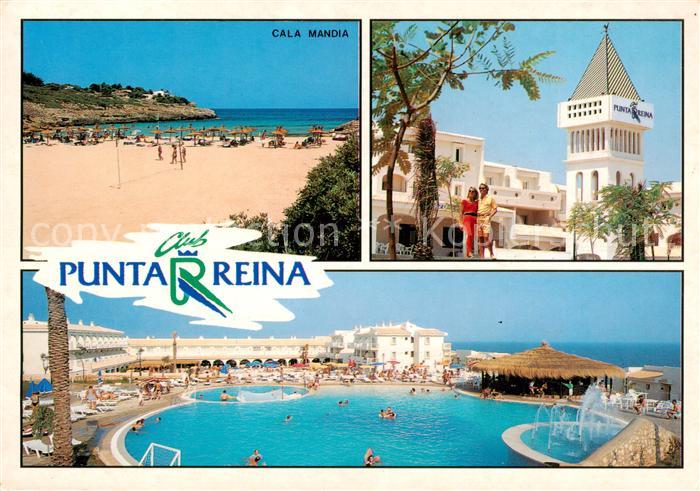 Cala Mandia Manacor Mallorca ES Club Punta Reina Strandpartie Pool