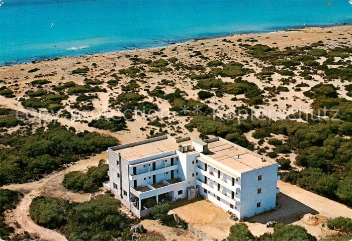 San Fernando Formentera ES Hostal Santi Fliegeraufnahme