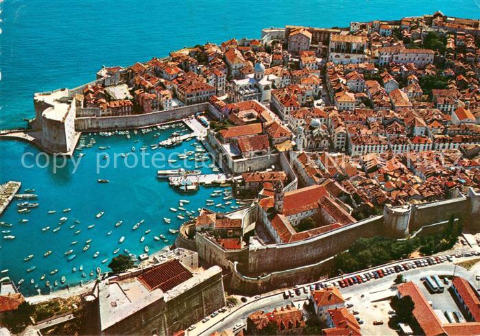 Dubrovnik Ragusa Fliegeraufnahme