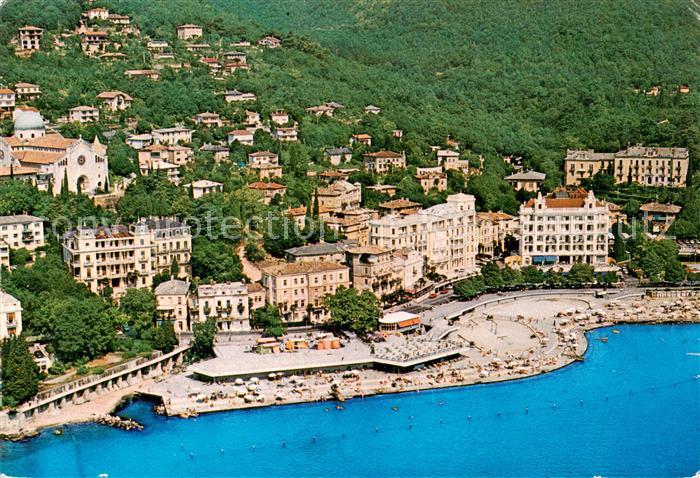 Opatija Abbazia Fliegeraufnahme