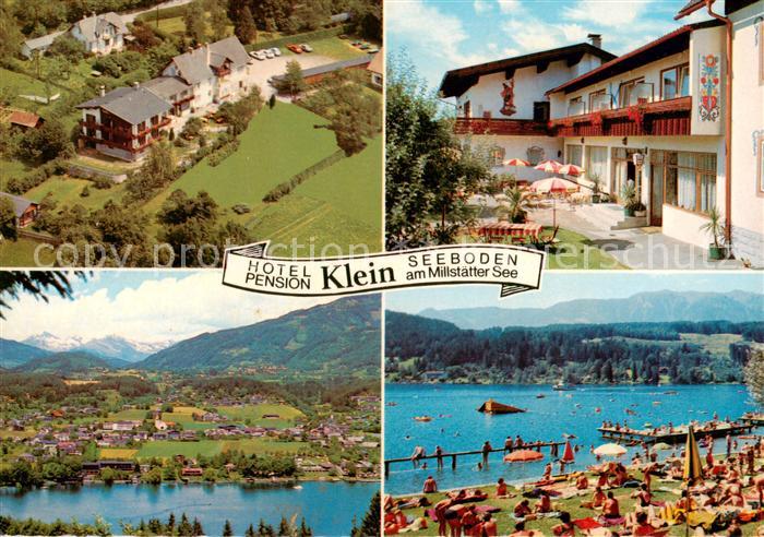 Seeboden Millstaettersee Hotel Pension Klein Fliegeraufnahmen Seepartien
