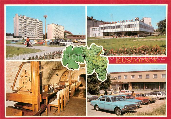 Hustopece Auspitz CZ Nova vystavba Obchodni dum Universal Vinny sklep U erbu Hot