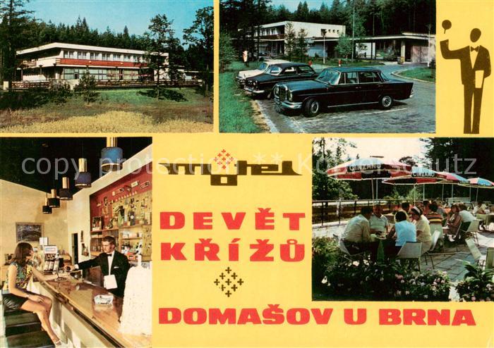 Domasov Brno Bruenn CZ Hotel Devet Krizu Bar Terrasse