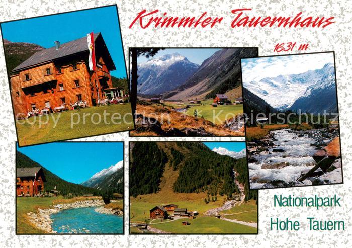 Krimml Pinzgau AT Krimmler Tauernhaus Nationalpark Hohe Tauern Teilansichten