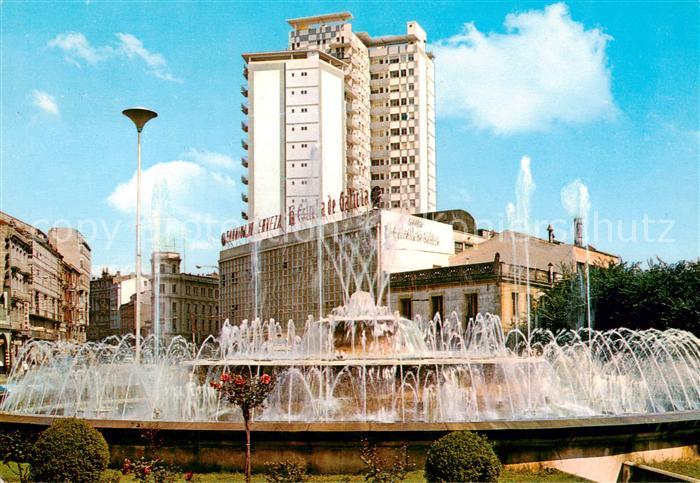 La Coruna ES Four Ways Monumental Fountain