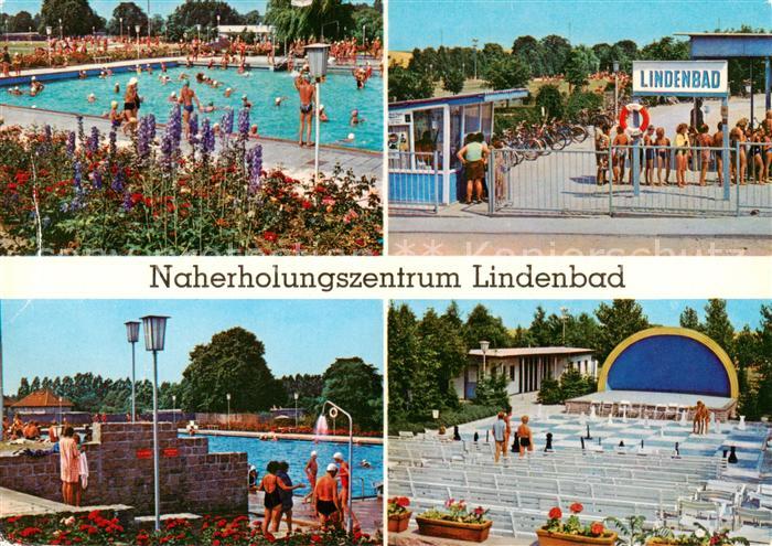 Pasewalk Mecklenburg Vorpommern Lindenbad Freibad Konzertpavillon