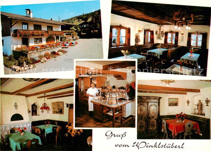 Winkl Fischbachau Cafe Winkelstueberl Gastraeume Kuchentheke