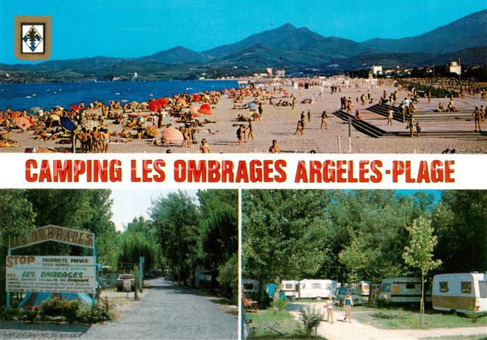 Argeles -Plage 66 Pyrenees-Orientales Strand Camping Caravaning Les Ombrages