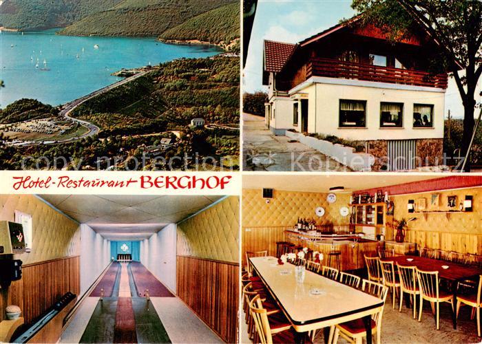 Schwammenauel Heimbach Hotel Restaurant Berghof Rursee Kegelbahn Gaststube