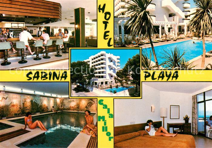Cala Millor Mallorca Hotel Sabina Playa Bar Pool Hallenbad Zimmer