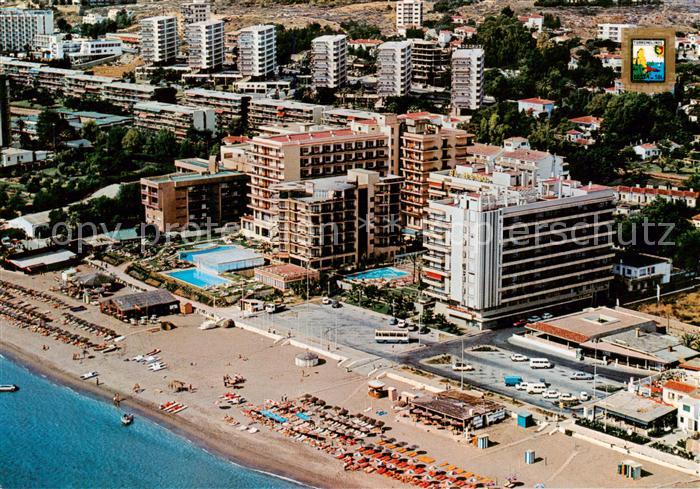 Torremolinos ES Playa de Carihuela Fliegeraufnahme