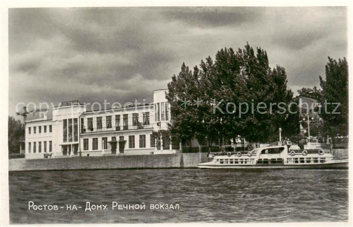 Rostov-on-Don RU Fluss Bahnhof