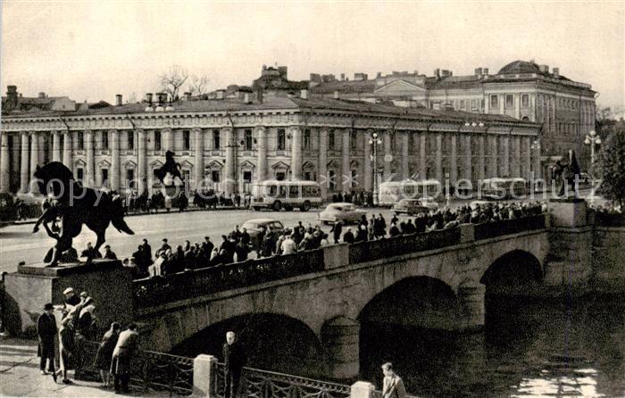 Leningrad St Petersburg RU Anitschkow Bruecke