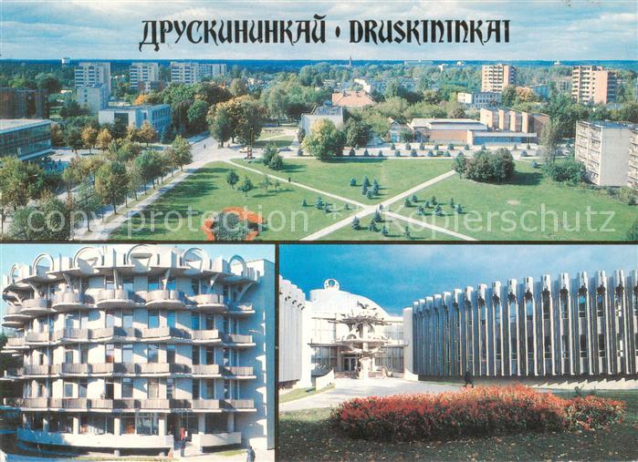 Druskininkai Lithuania Panorama der Stadt