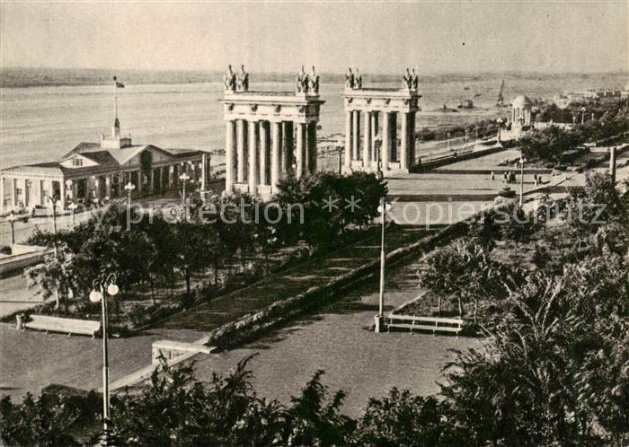 Stalingrad Wolgograd Uferstrasse