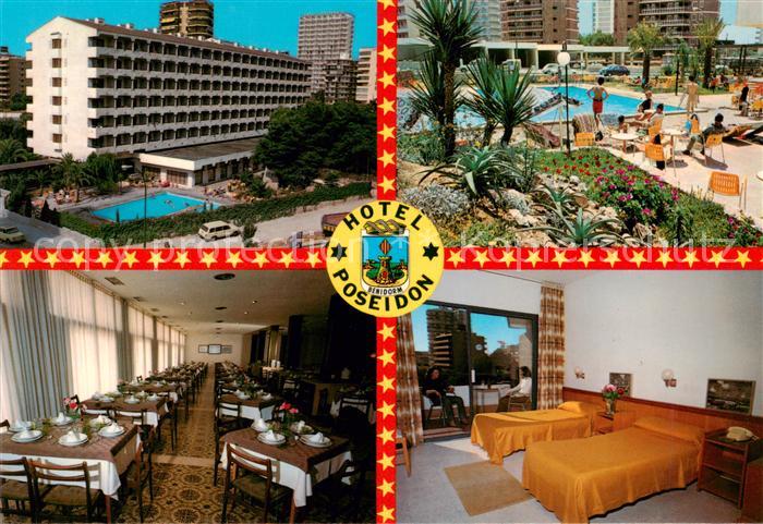 Benidorm ES Hotel Poseidon Schwimmbad Speisesaal Zimmer