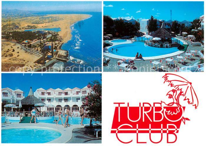 Maspalomas Gran Canaria ES Fliegeraufnahme Aptos Turbo Club Pools