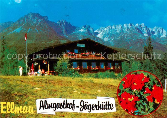 Ellmau Elmau Tirol AT Almgasthof Jaegerhuette am Wilden Kaiser