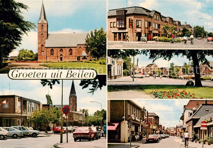 Beilen NL Kirche mit Orts und Teilansichten