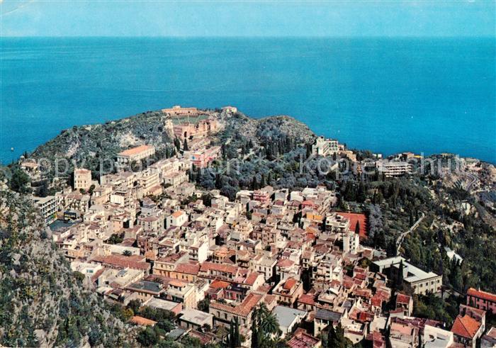Taormina Sicilia IT Fliegeraufnahme