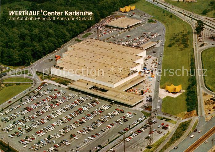 Durlach Wertkauf Center Karlsruhe Durlach Fliegeraufnahme