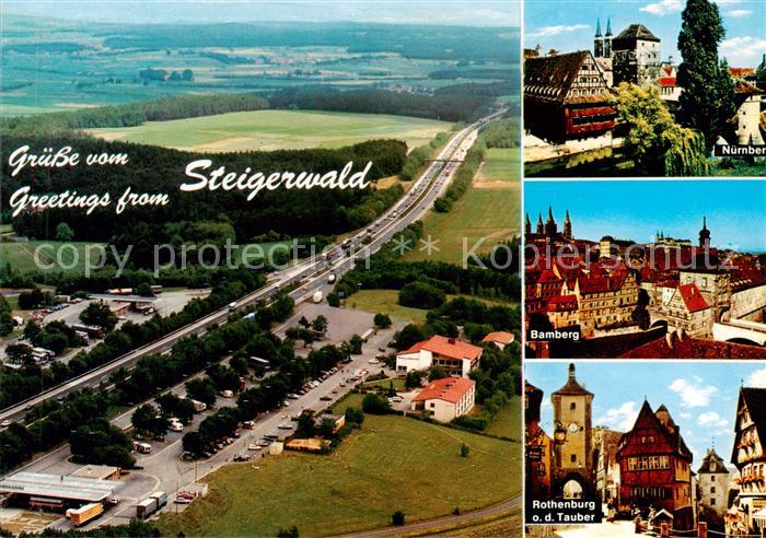 Wachenroth Steigerwald Fliegeraufnahme Nuernberg Bamberg Rothenburg Tauber