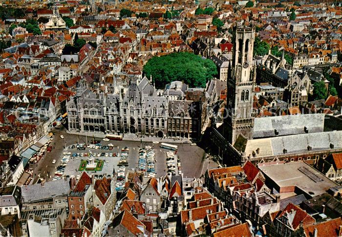 Bruges BRUGGE Belgie Fliegeraufnahme