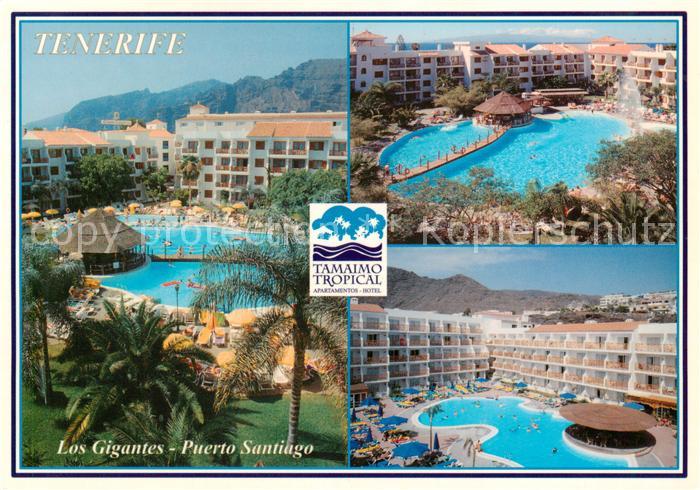 Puerto Santiago Tenerife Apartahotel Tamaimo Tropical Pool Landschaften