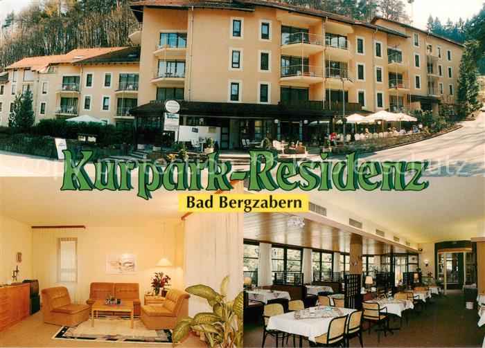 Bad Bergzabern Kurpark Residenz Zimmer Speisesaal