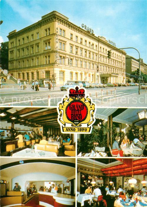 Brno Bruenn CZ Interhotel Grand Gastraeume Bar