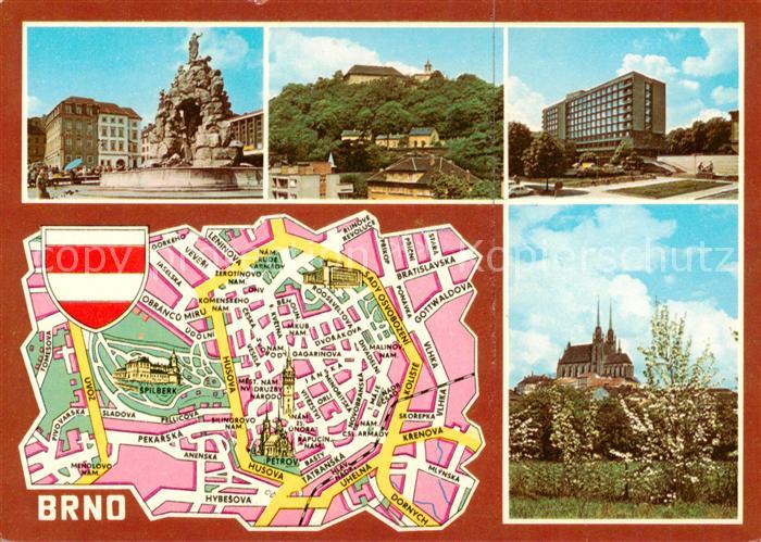 Brno Bruenn CZ Namesti 25 unora Spilberk Hotel International Petrov