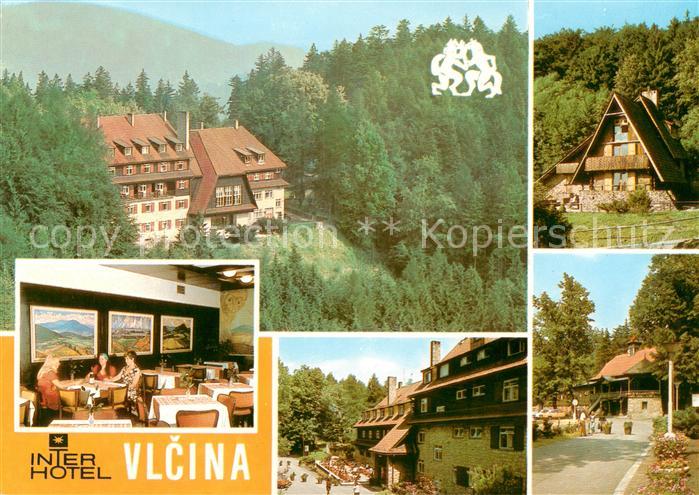 Frenstat pod Radhostem CZ Interhotel Vlcina Gastraum Terrasse