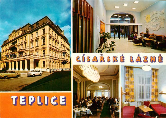 Teplice  Teplitz-Schoenau CZ Cisarske Lazne Gastraeume Zimmer