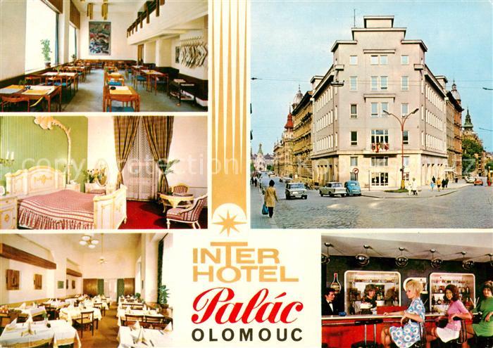 Olomouc Olmuetz CZ Interhotel Palac Gastraeume Zimmer Bar