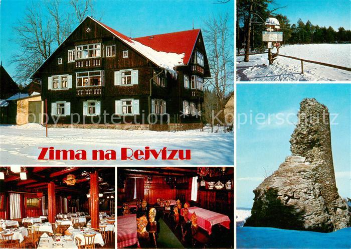 Jeseniky Freiwaldau CZ Zima na Rejvizu Zotavivna ROH Noskova chata