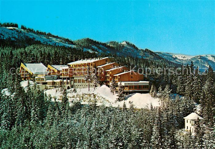 Pamporovo Pamporowo BG Kurhotel in den Bergen Winterpanorama