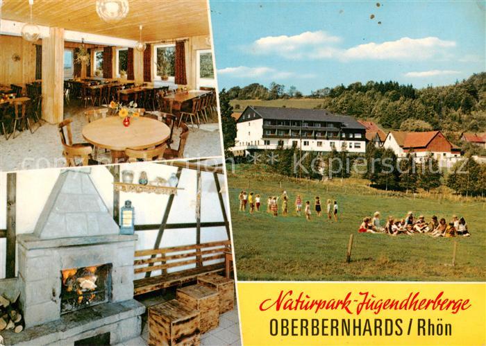 Oberbernhards Naturpark Jugendherberge Kaminzimmer
